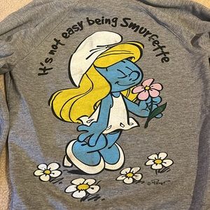 Smurfette hoodie size medium